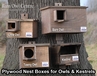 New range of 18mm Plywood Nest Boxes for Barn Owl, Tawny Owl, Little Owl & Kestrels